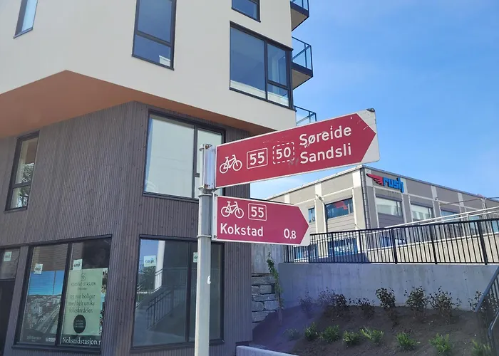 New 5min To Airport At Kokstad Train Station 卑爾根